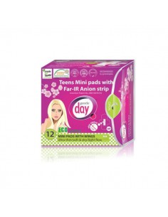 GENTLE DAY podpaski anionowe mini TEENS 12szt