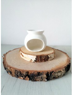 Kominek ceramiczny BIAŁY 1szt 2