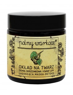maska oczyszczająca ziemia okrzemkowa i kwiat lipy